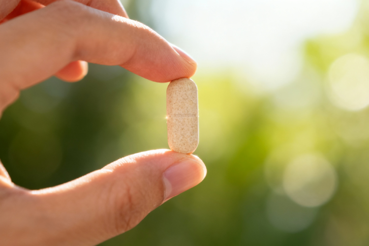 قرص اپتی وومن گلدن لایف در دست برای سلامت بانوان